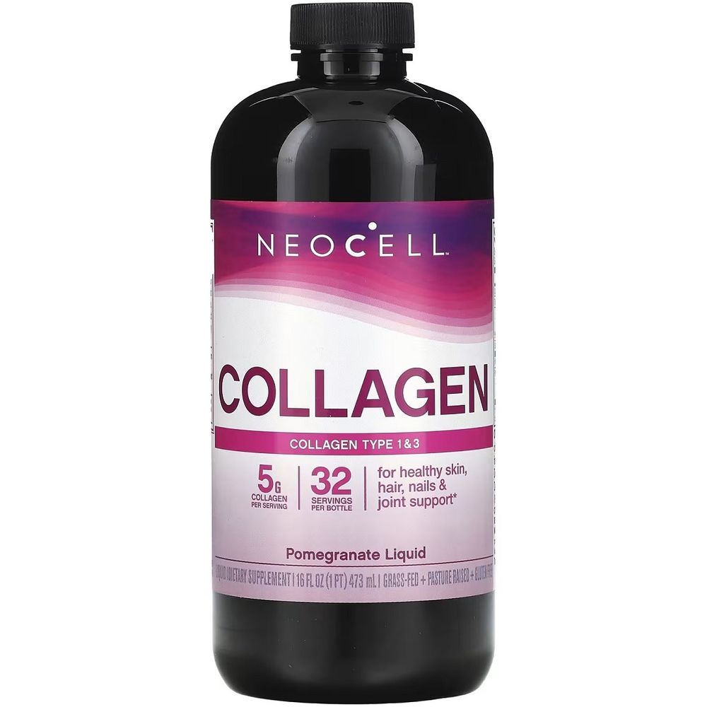 Рідкий колаген Neocell Collagen Type 1 & 3 Pomegranate Liquid смак гранату 473 мл - фото 1