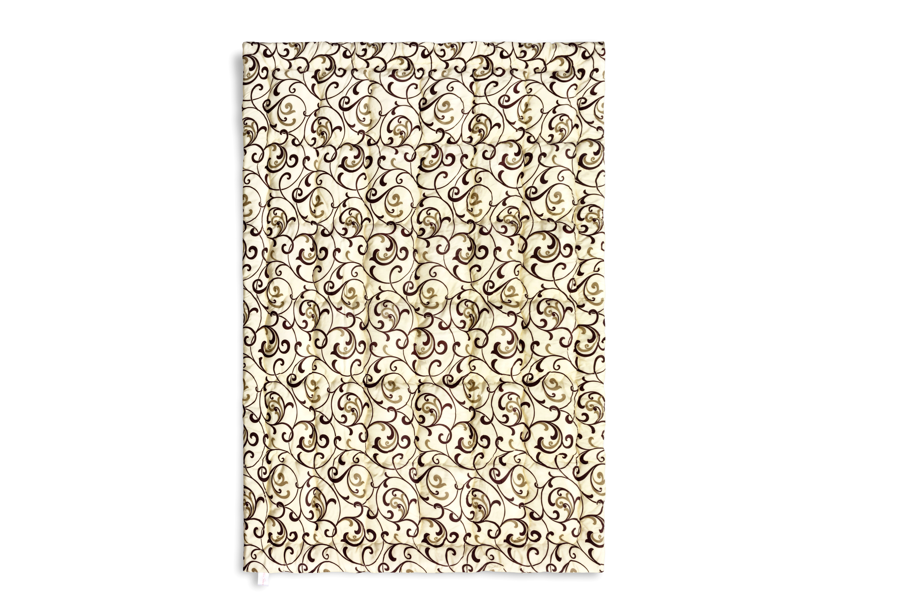 Одеяло шерстяное MirSon Hand Made №162, демисезонное, 110x140 см, бежевое с узором - фото 2