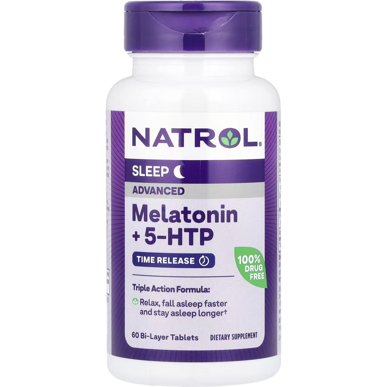 Мелатонін Natrol Melatonin+ 5-HTP 60 таблеток - фото 1