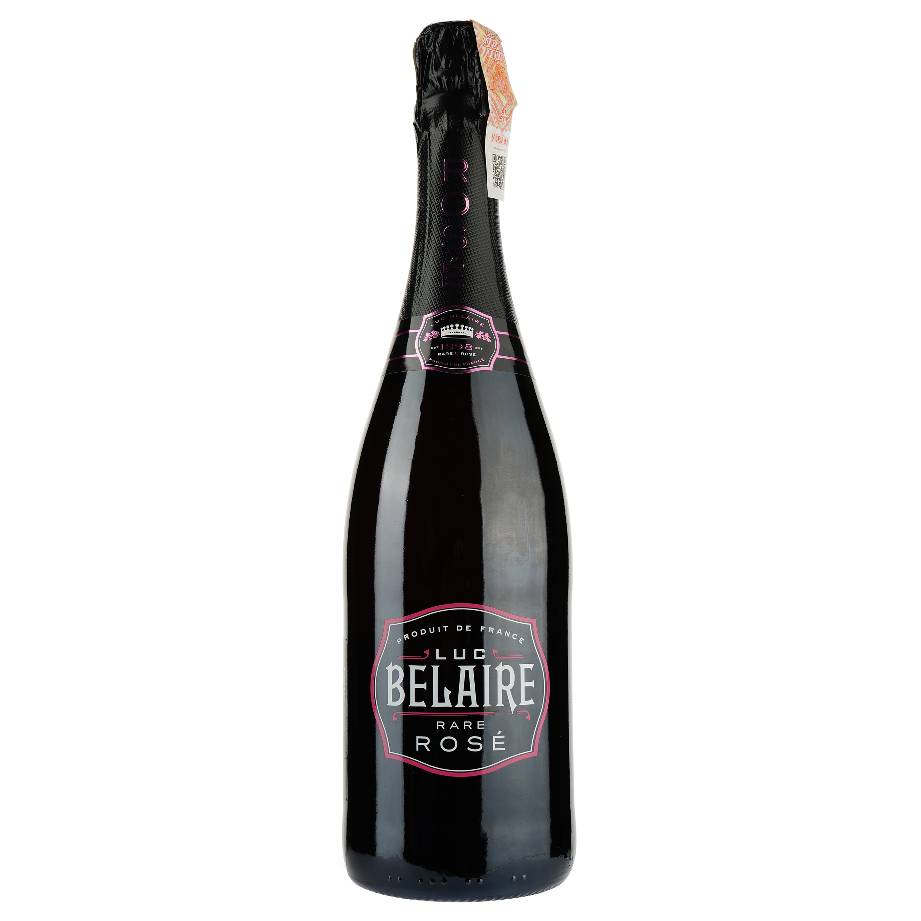 Игристое вино Luc Belaire Rose, розовое, брют, 12%, 0,75 л - фото 2
