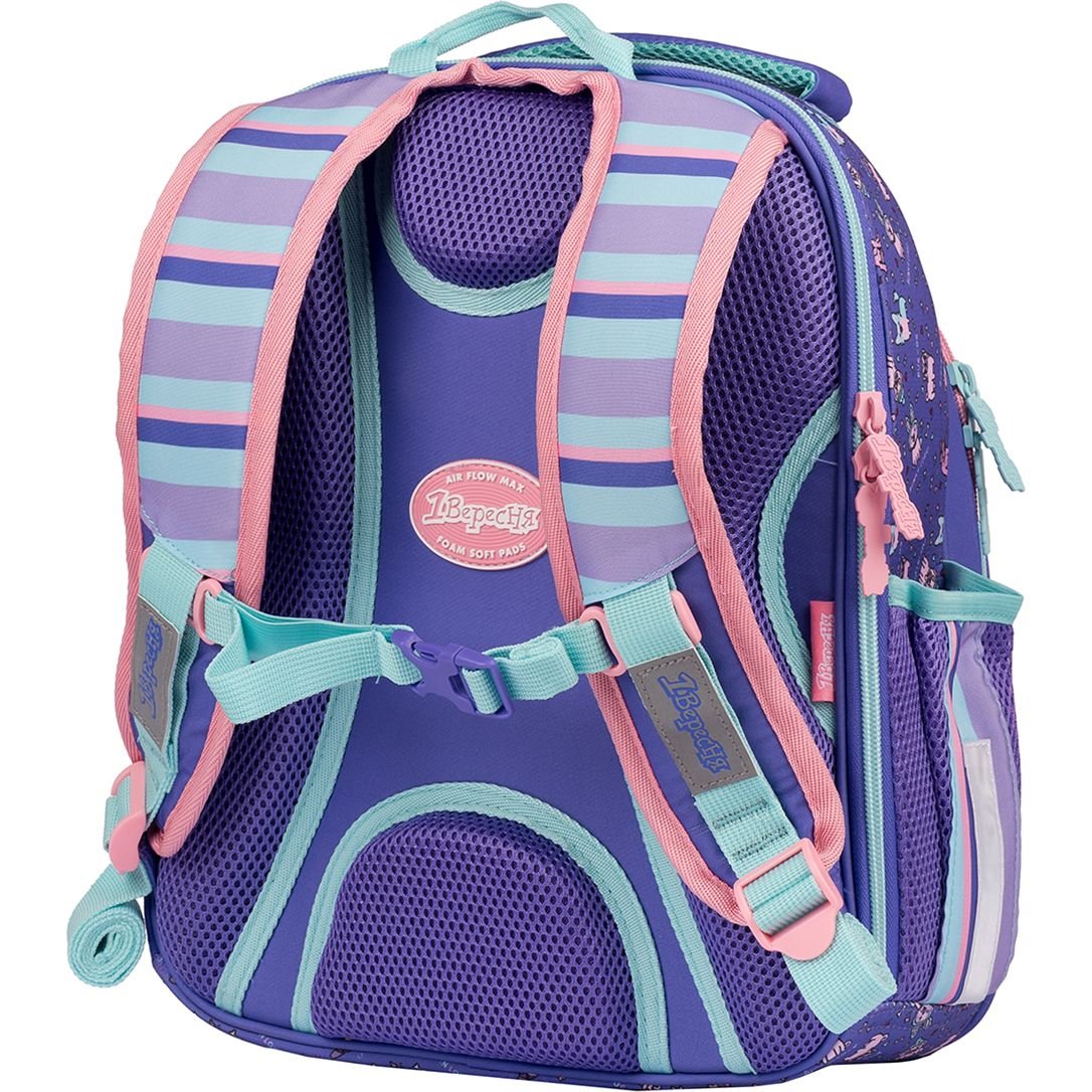 Рюкзак шкільний 1 Вересня S-106 Corgi, фиолетовый (552285) - фото 3