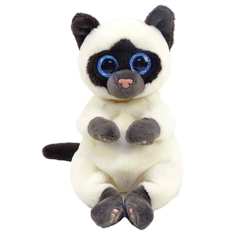 М'яка іграшка TY Beanie Bellies Сіамська кішка Miso, 22 см (40548) - фото 1