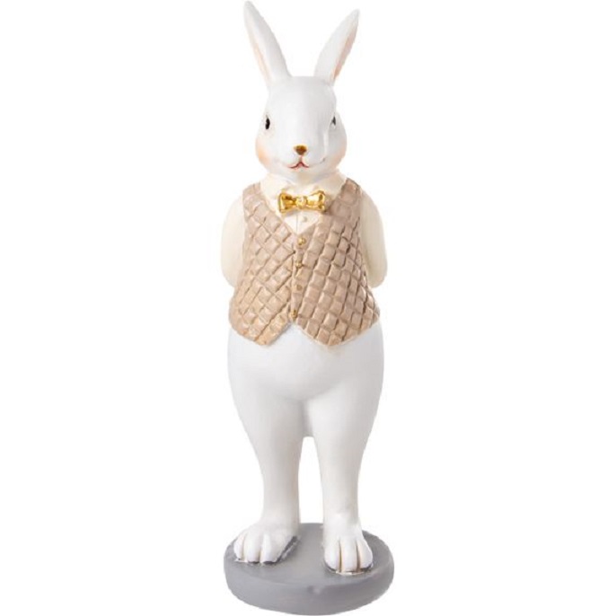 Фігурка декоративна Lefard Кролик у фраку 5,5x5,5x15 см (192-244) - фото 1