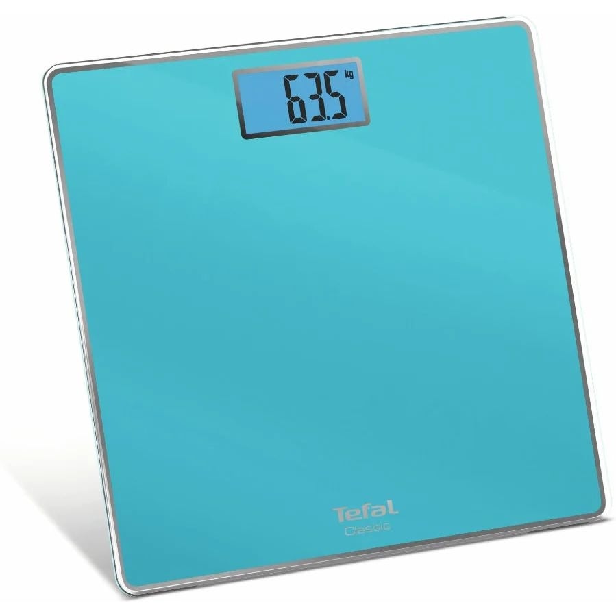 Весы напольные Tefal Classic 160 кг AAAx2 в комплекте стекло голубые - фото 2
