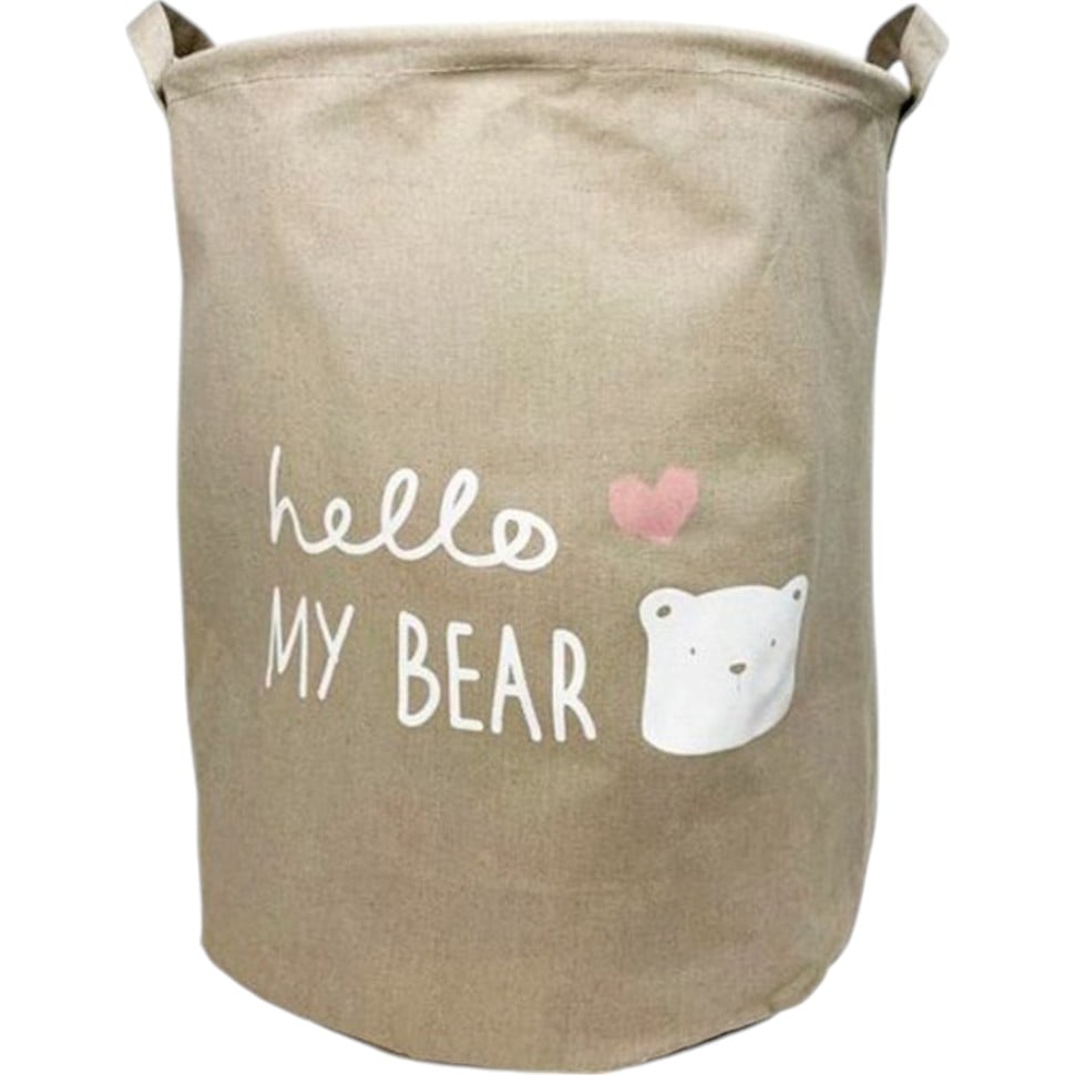 Корзина для игрушек Megazayka и белья Hello y bear GZ-1004 Grey - фото 1