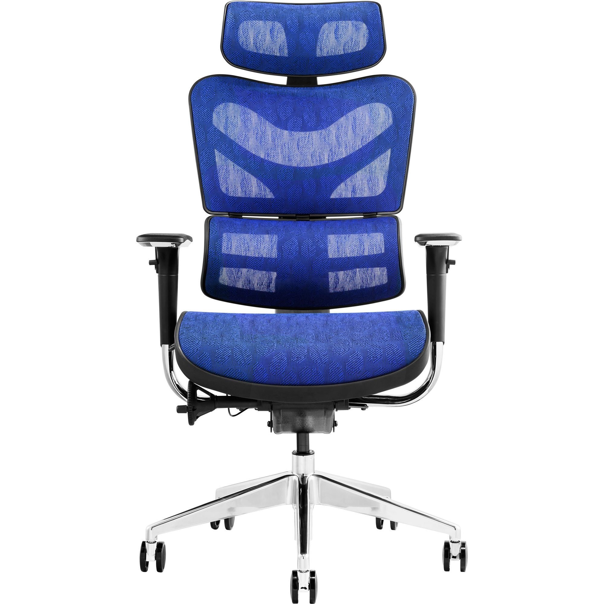 Офисное кресло GT Racer X-702 (W-65-1), синее (X-702 Blue (W-65-1)) - фото 2