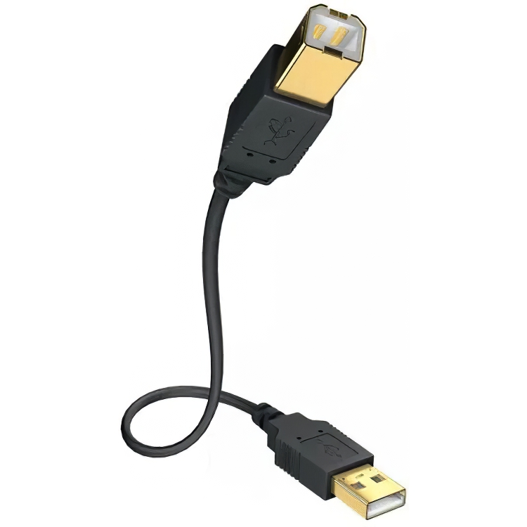 Кабель Inakustik USB A-USB B Premium 2.0m - фото 1