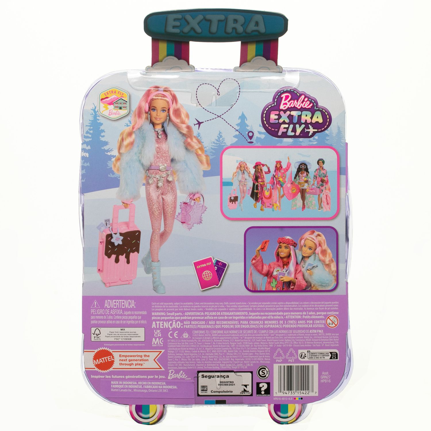 Лялька Barbie Extra Fly Зимова красуня, 29,5 см (HPB16) - фото 5
