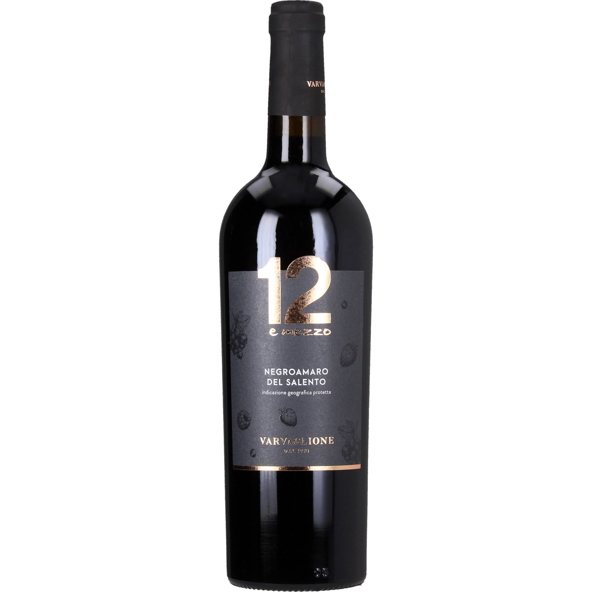 Вино Varvaglione 12 e Mezzo Negroamaro del Salento червоне сухе 0.75 л - фото 1
