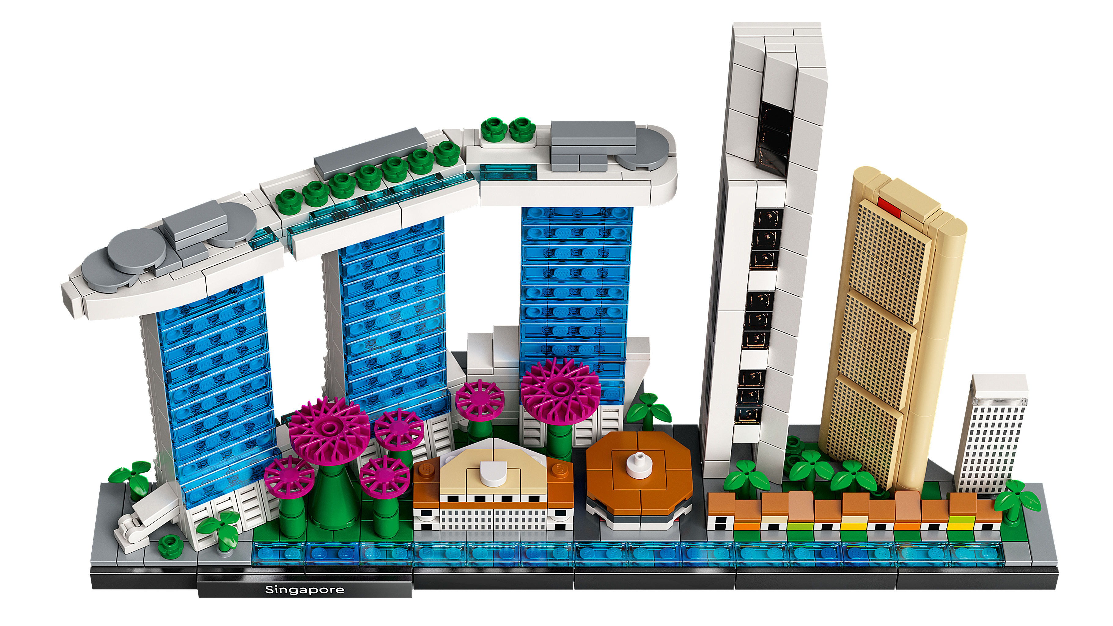 Конструктор LEGO Architecture Сингапур, 827 деталей (21057) - фото 8