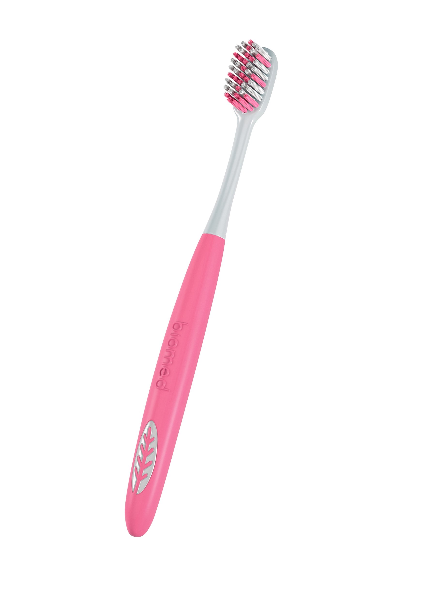 Зубна щітка Biomed Silver Medium, рожевий - фото 2