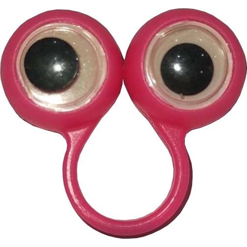 Игрушка детская пальчиковая глаза D1 Offtop, розовый (833857) - фото 1