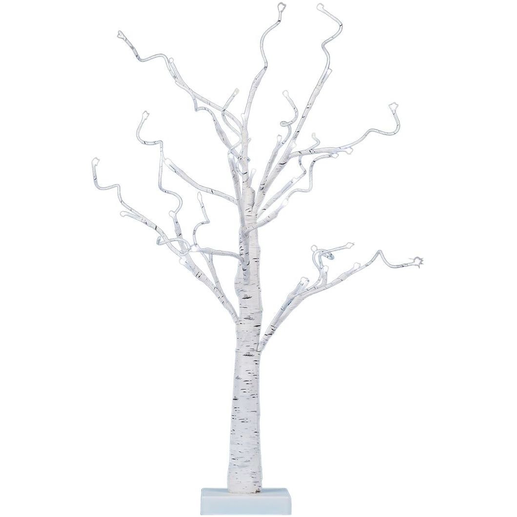 Дерево декоративное Novogod'ko 30 LED с таймером 60 см (974213) - фото 1
