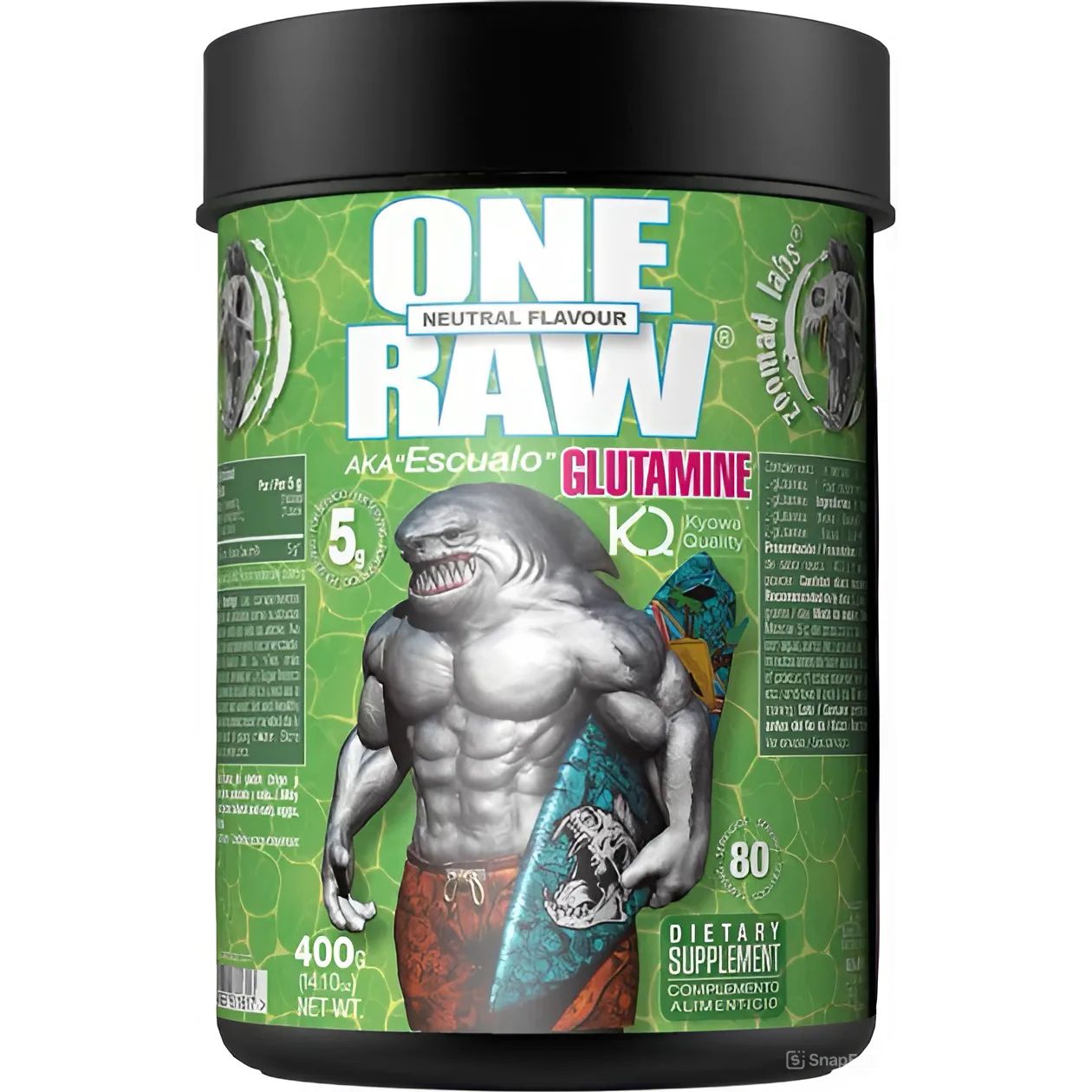 Амінокислота Zoomad Labs Raw One Glutamine 400 г - фото 1