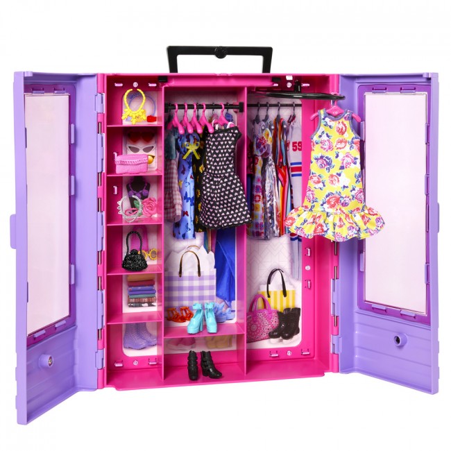 Шафа для одягу Barbie з лялькою (HJL66) - фото 4