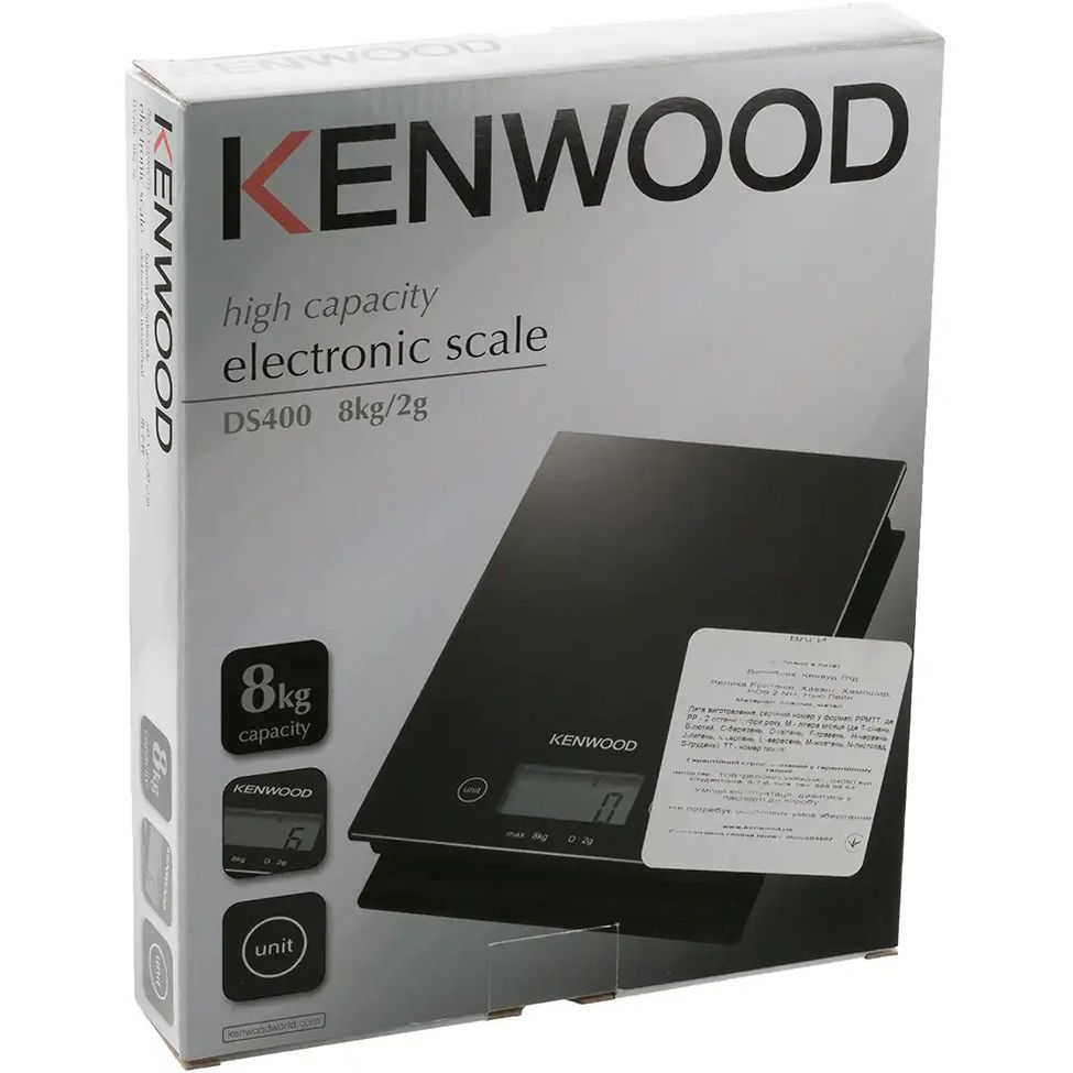 Ваги кухонні Kenwood DS 400 (RW0WDS40000 1/0WDS400001) - фото 5