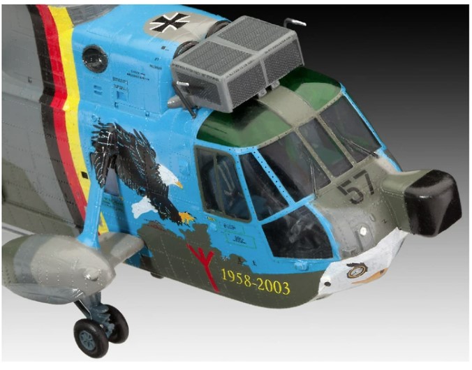 Сборная модель Revell Катер Arkona и вертолет Sea King mk 41, уровень 4, масштаб 1:72, 311 деталей (RVL-05683) - фото 14