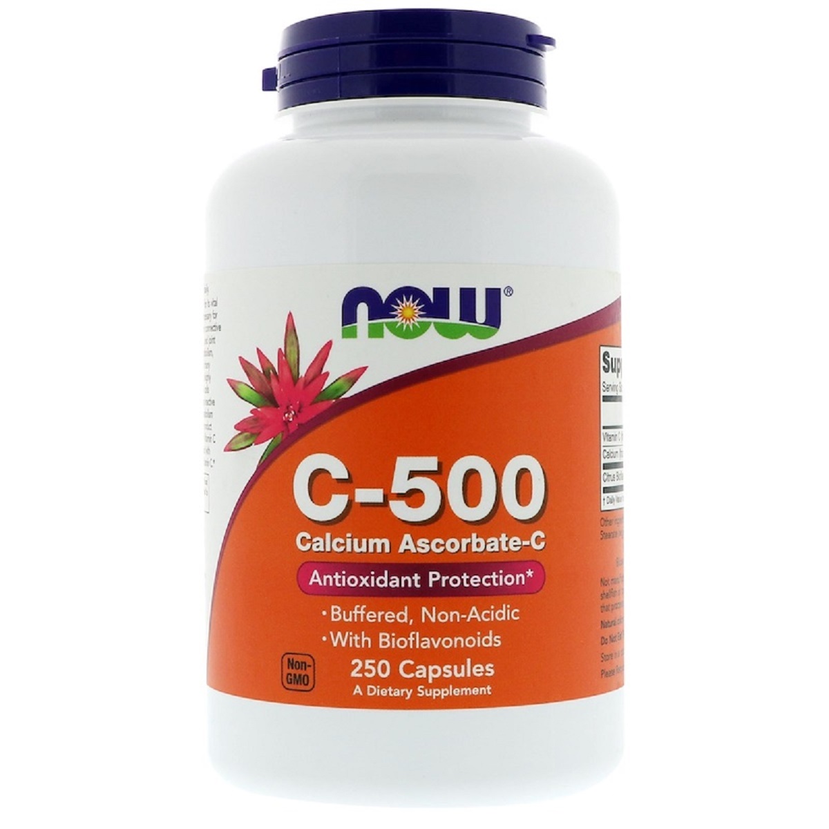 Витамин C-500 Now Foods Calcium Ascorbate Capsules 250 капсул - фото 1