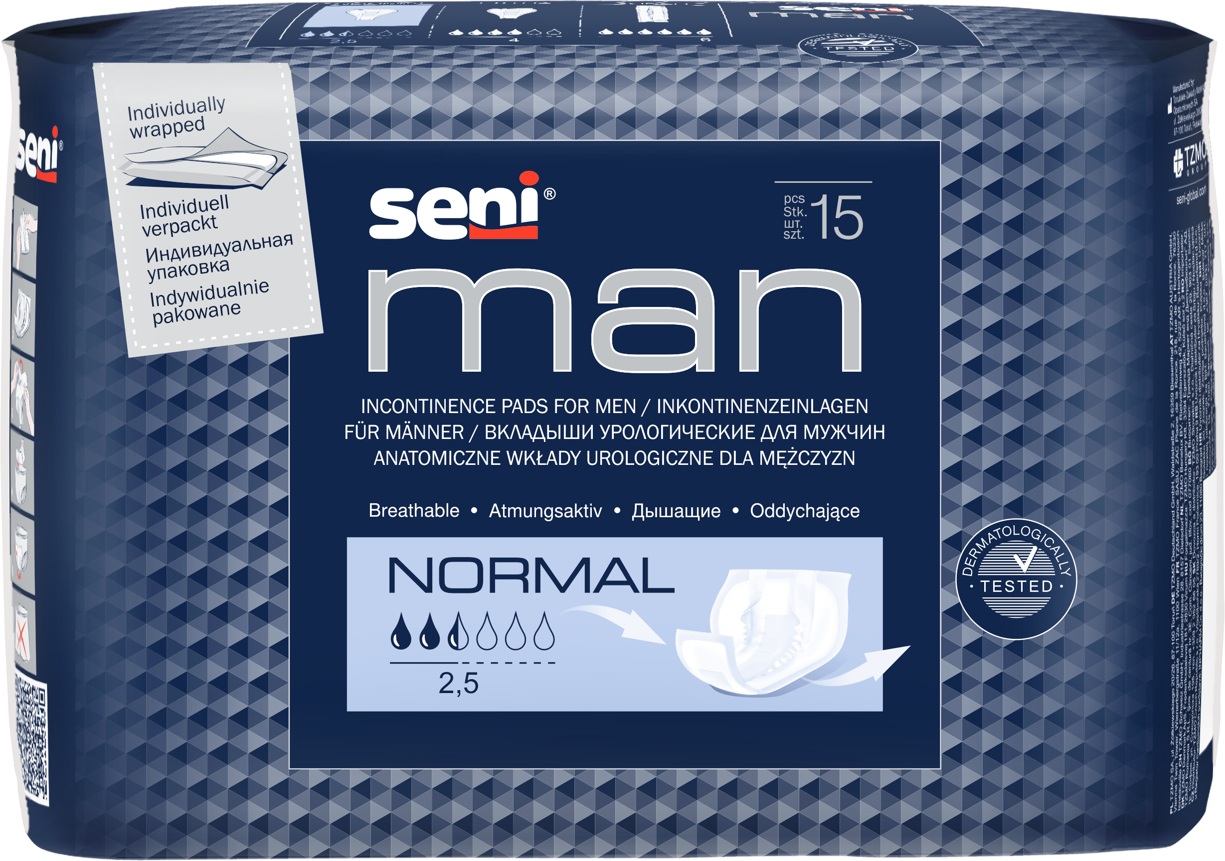 Урологические прокладки Seni Man Normal 15 шт. - фото 1