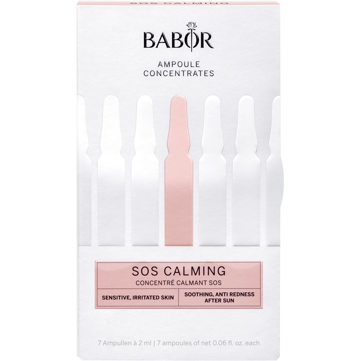 Ампулы для лица Babor SOS Calming 14 мл (7 шт. x 2 мл) - фото 1