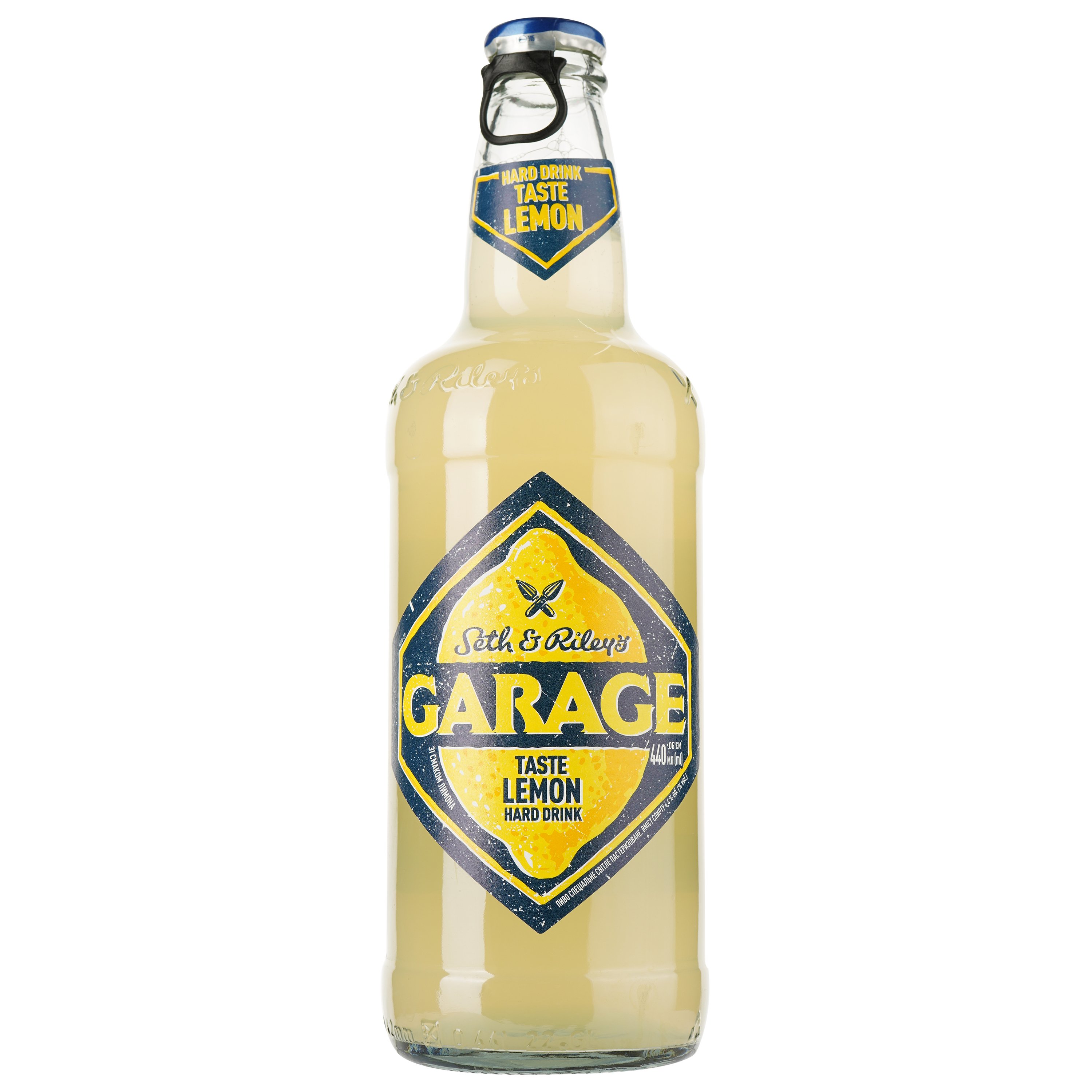 Пиво Seth&Riley's Garage Hard Lemon, светлое, 4,6%, 0,44 л (681022) - фото 1