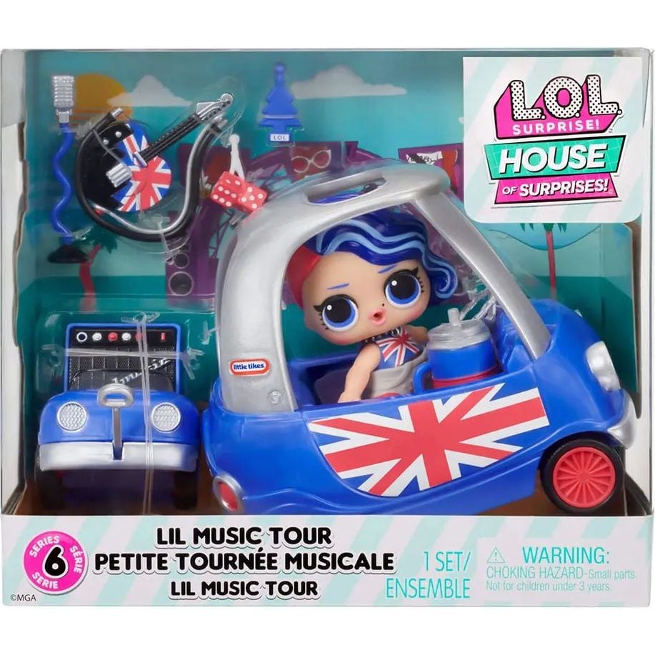 Игровой набор с куклой L.O.L. Surprise Маленькие комнатки Музыкальное турне (583783) - фото 1
