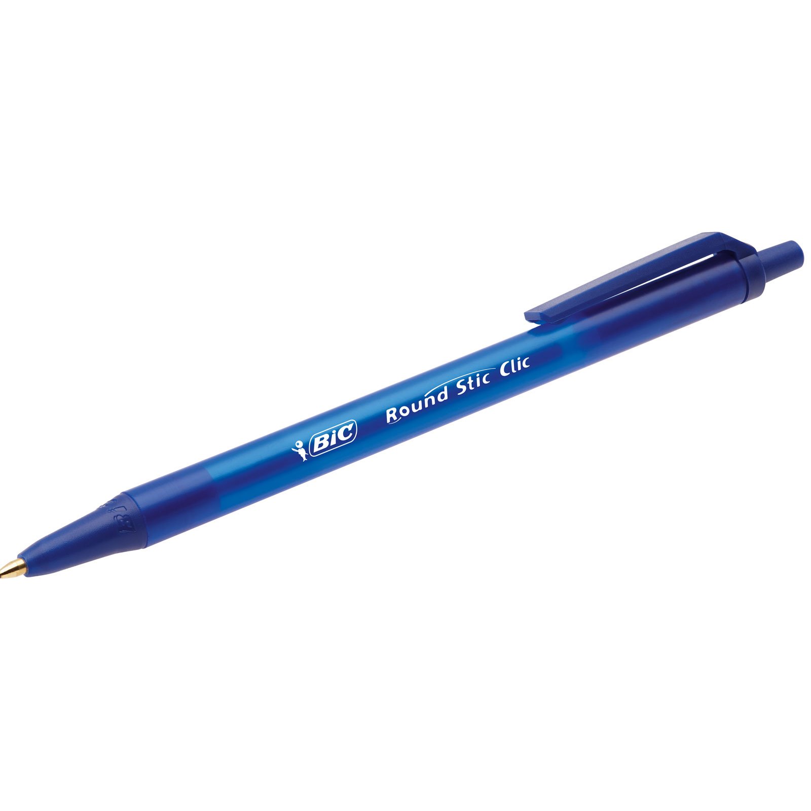 Ручка шариковая BIC Round Stic Clic, 0,32 мм, синий, 1 шт. (926376) - фото 2