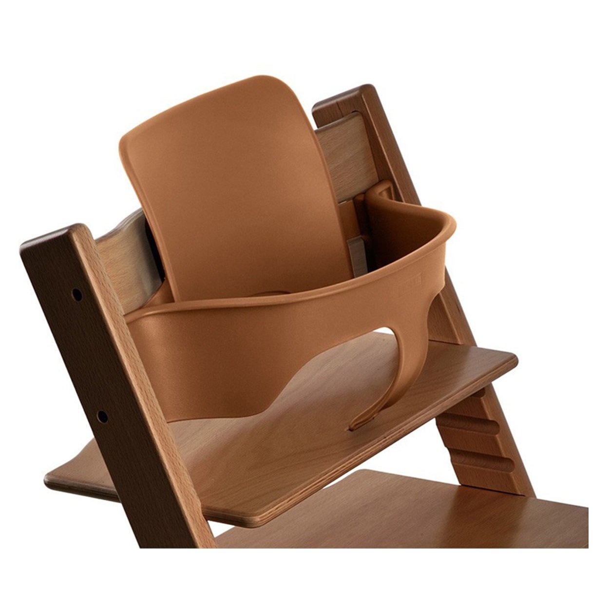 Набор Stokke Baby Set Tripp Trapp Walnut Brown: стульчик и спинка с ограничителем (k.100106.15) - фото 1