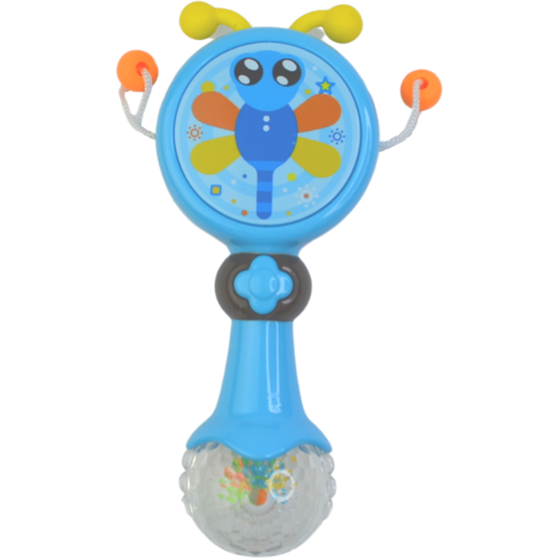 Іграшка-брязкальце Lindo музична синя (НЕ0515) - фото 1