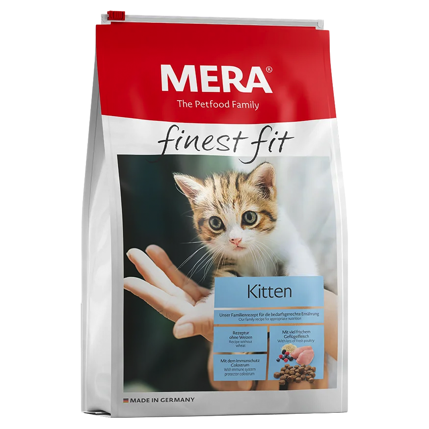 Сухой корм для котят Mera finest fit Kitten, со свежей птицей и лесными ягодами, 1,5 кг (033684-3628) - фото 1