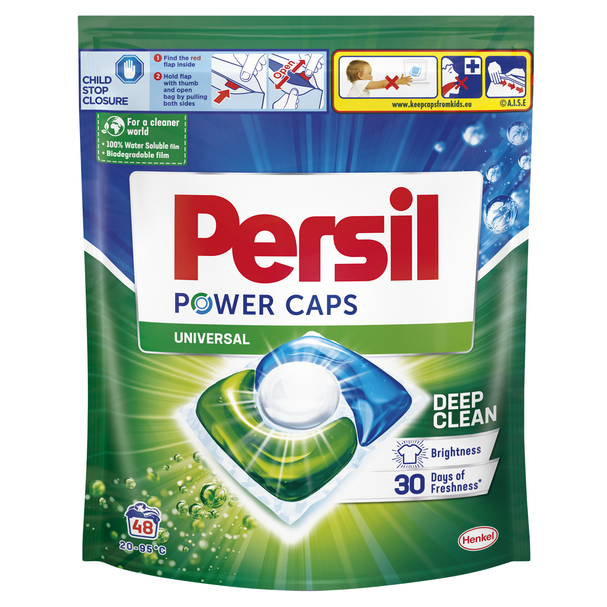 Капсули для прання Persil Power Caps Універсальні, 48 шт. - фото 1
