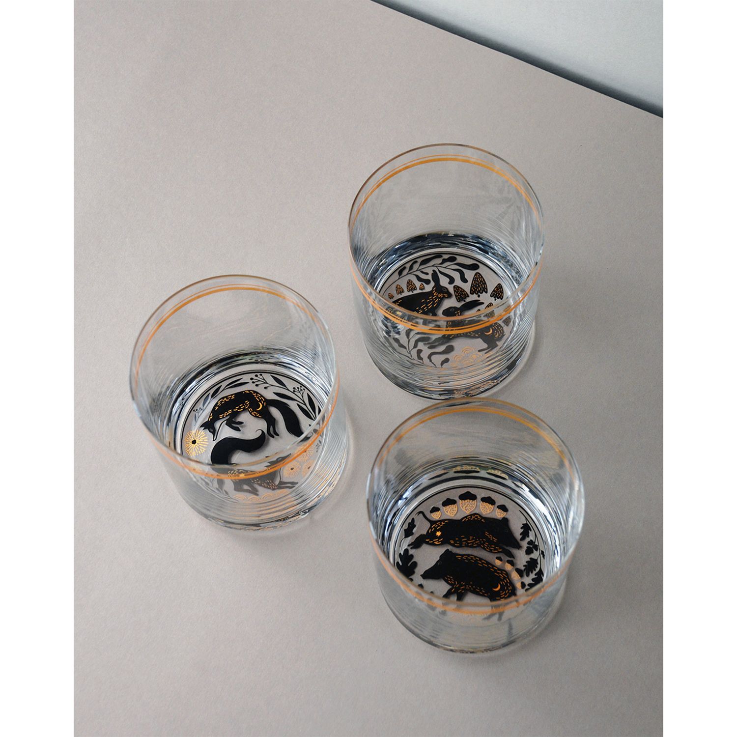 Набор стаканов для виски Concept Glass Звери 500 мл 3 шт. (CG3-774001) - фото 6