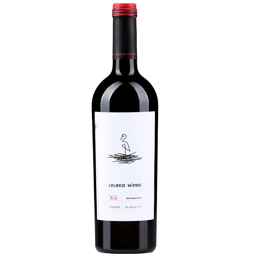Вино Leleka Wines Red, червоне, напівсолодке, 12%, 0,75 л (8000019599840) - фото 1