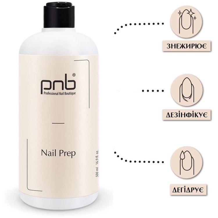 Дезінфектор PNB Nail Prep 500 мл - фото 2