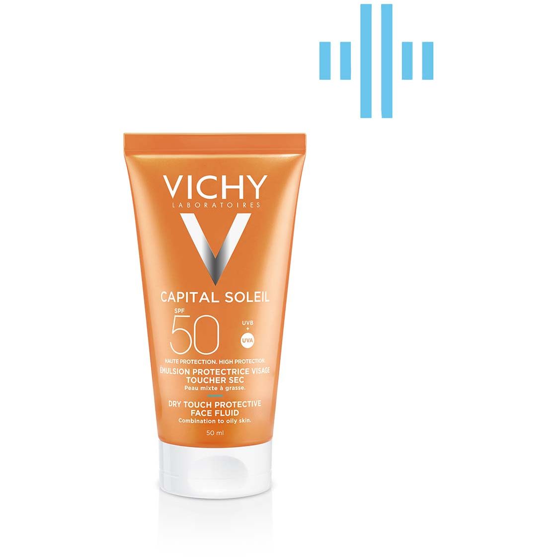 Сонцезахисна матируюча емульсія для обличчя Vichy Capital Soleil, SPF50, 50 мл - фото 2