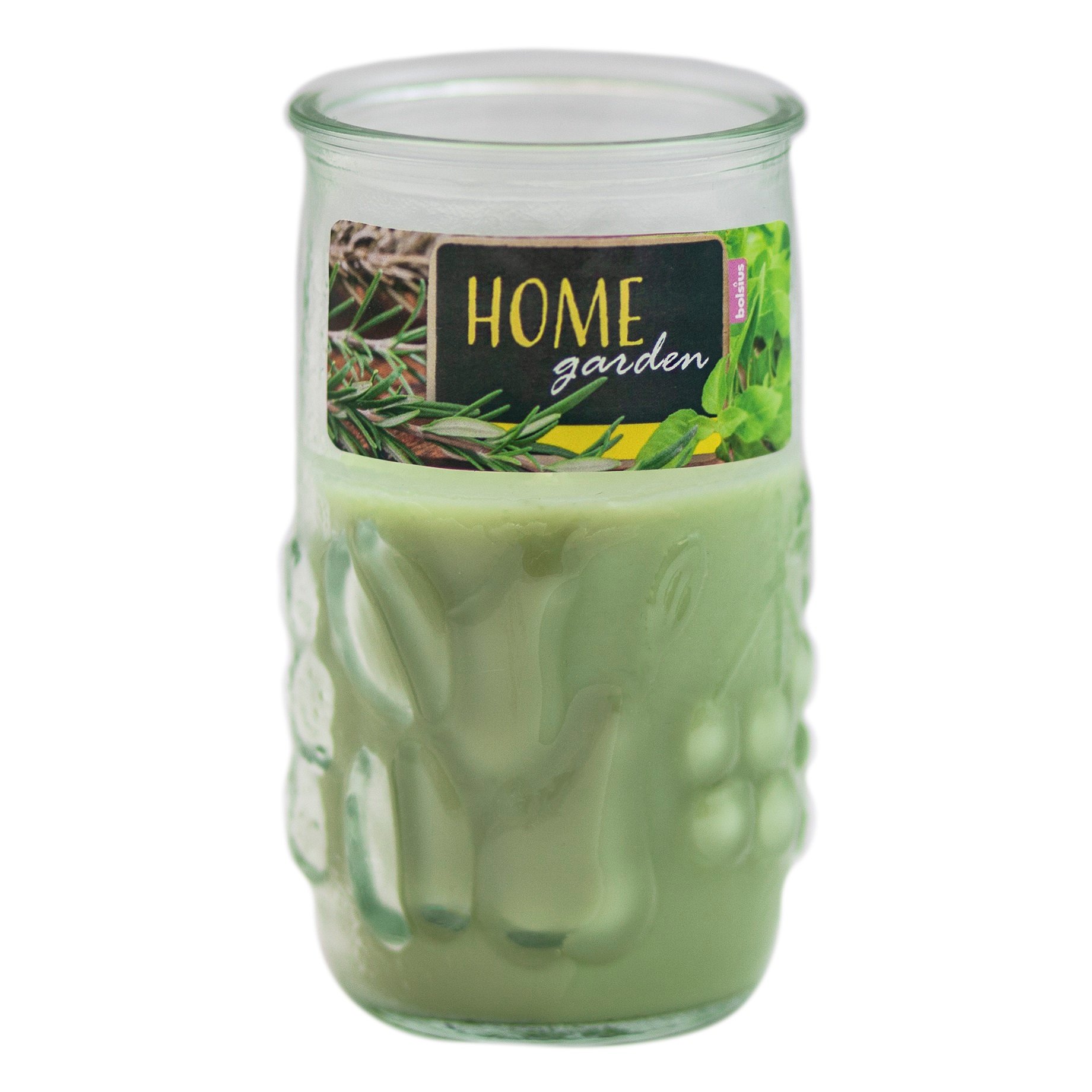 Свеча Bolsius Limelight, с ароматом Citronella Базилик, 11х6,2 см, зеленый (386817) - фото 1