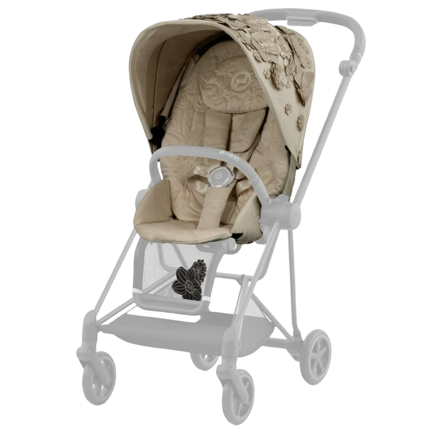 Комплект текстиля Cybex Mios Simply flowers beige, бежевый (521002875) - фото 1