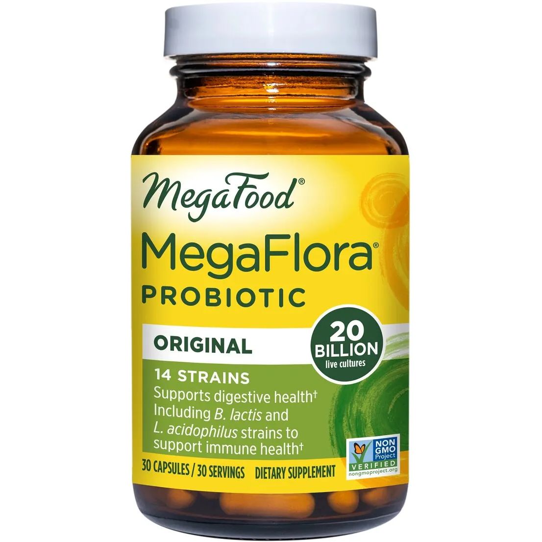 Пробиотик MegaFood MegaFlora 30 капсул - фото 1