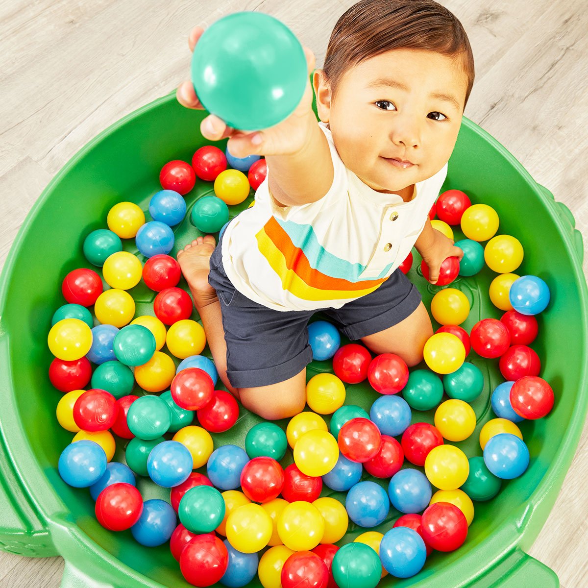 Набір різнокольорових кульок для сухого басейну Little Tikes, 100 шт. (642821E4C) - фото 4