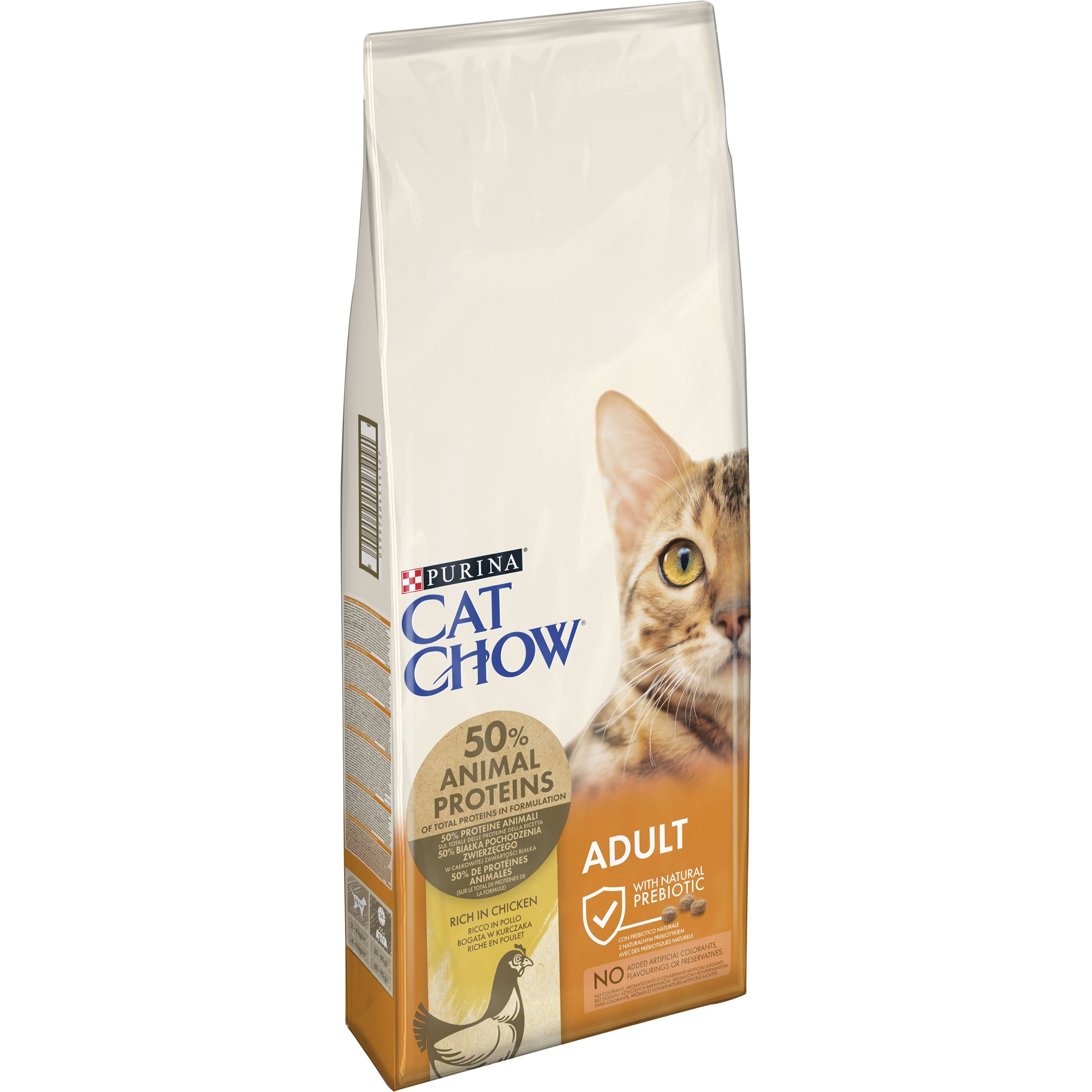 Сухой корм для кошек Cat Chow Adult с курицей 15 кг - фото 3