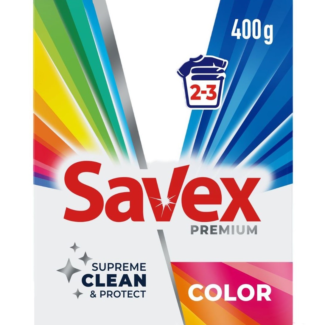 Photos - Laundry Detergent Пральний порошок Savex 2в1 Color з кондиціонером, 400 г