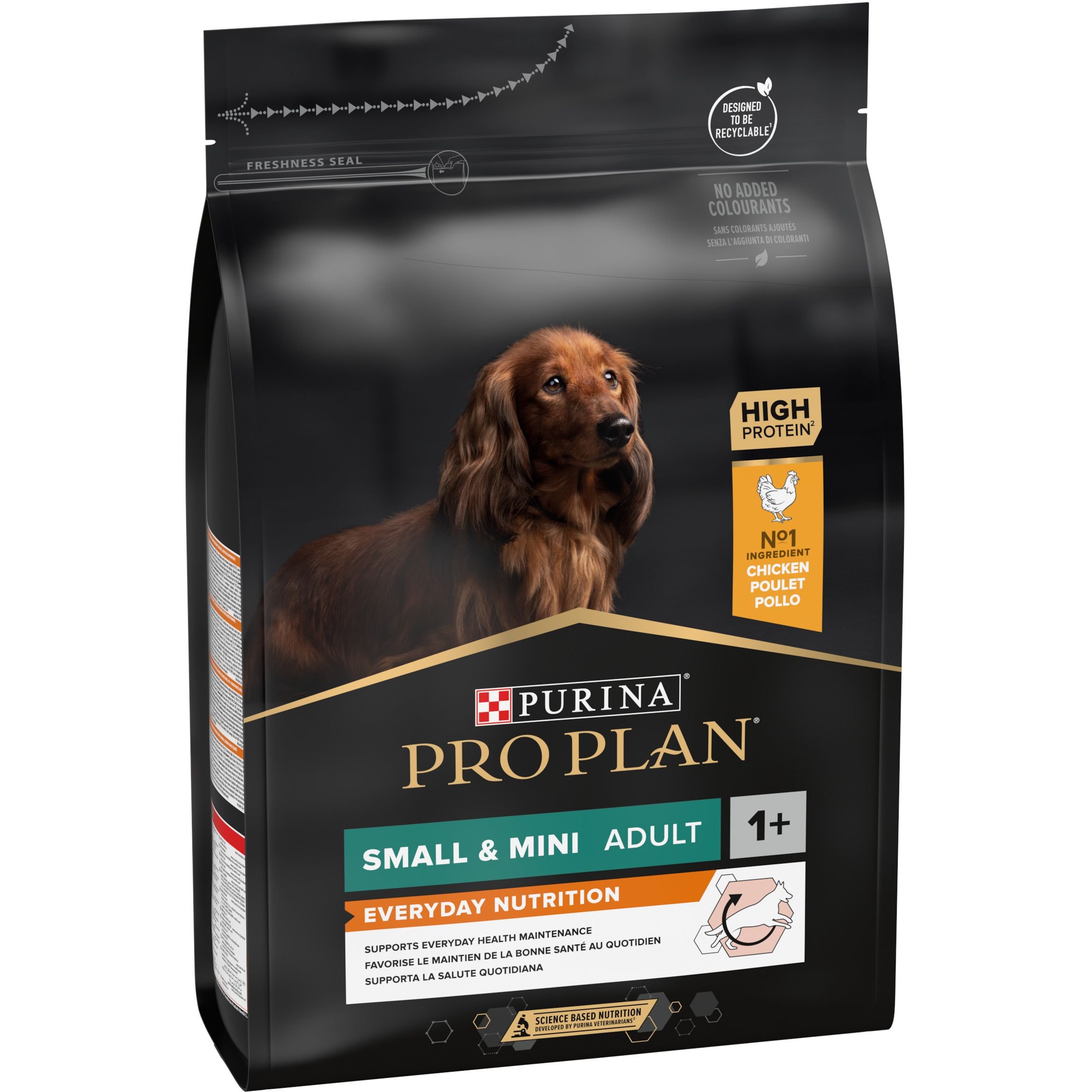 Сухой корм для взрослых собак мелких пород Purina Pro Plan Adult Small & Mini, с курицей, 3 кг (12272216) - фото 2