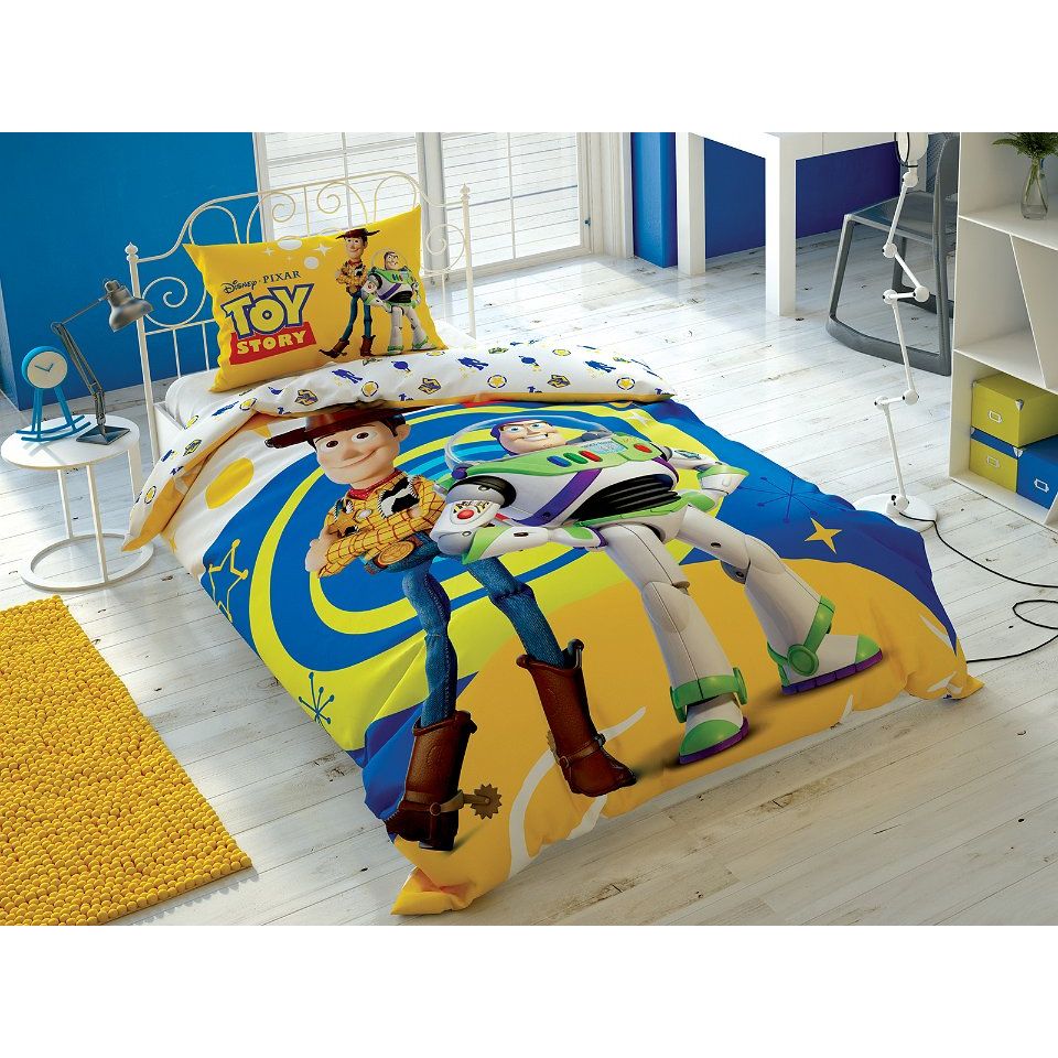 Комплект постельного белья TAC Disney Toy Story 4 Полуторный Разноцветный 000229562 - фото 1