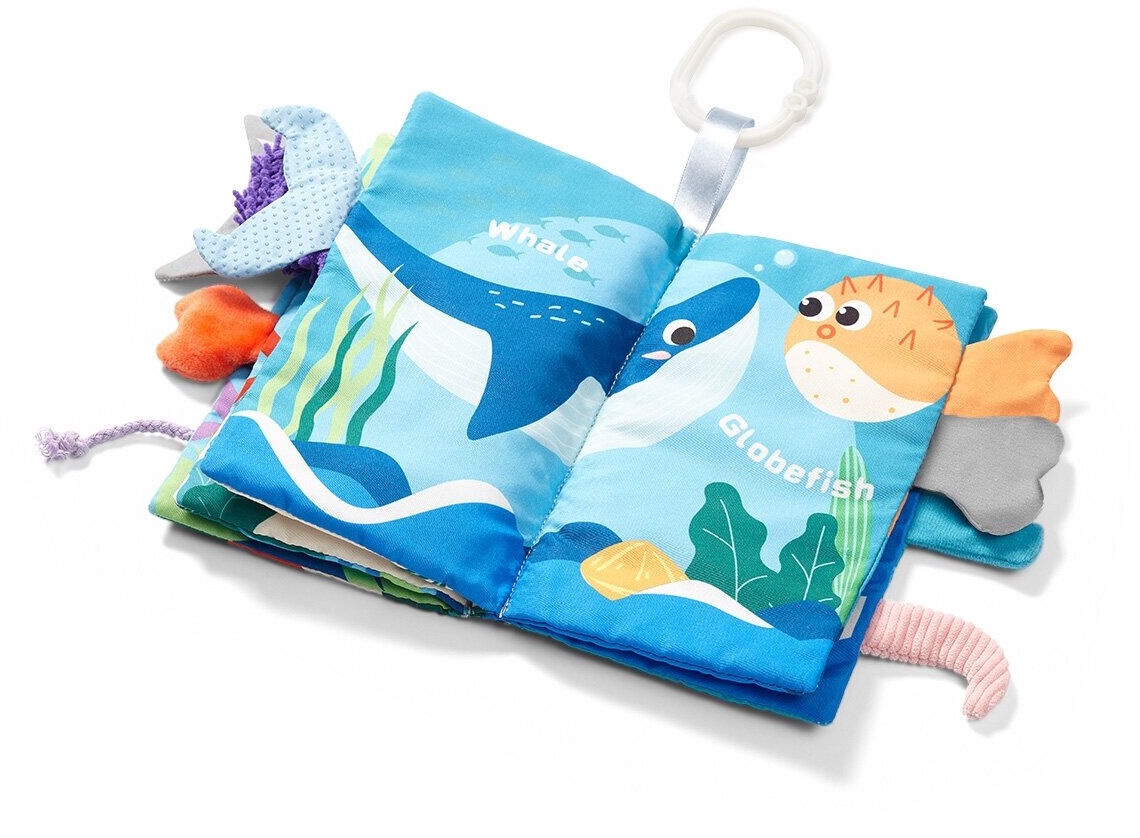 Розвиваюча м'яка книжка BabyOno Go to the OCEAN - фото 5