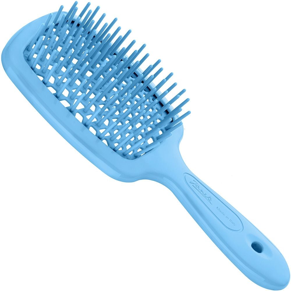Щітка для волосся Janeke Small Superbrush, 17,5х7 см, синя - фото 1