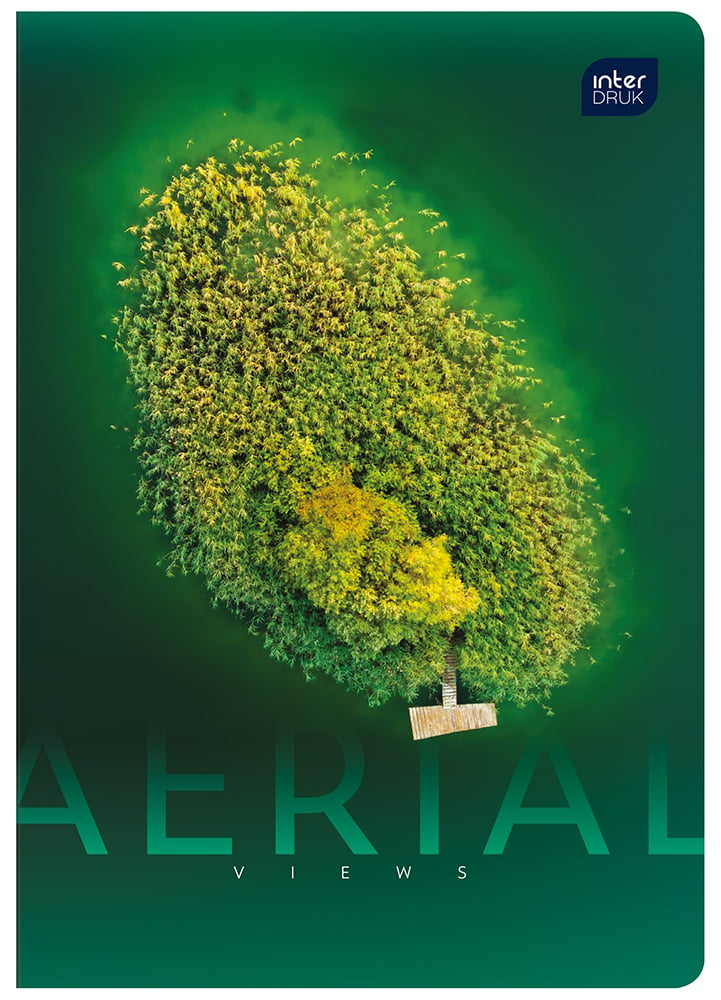 Тетрадь Interdruk Aerial view, линия, A5, 60 листов, 4 шт. (298966-4) - фото 5