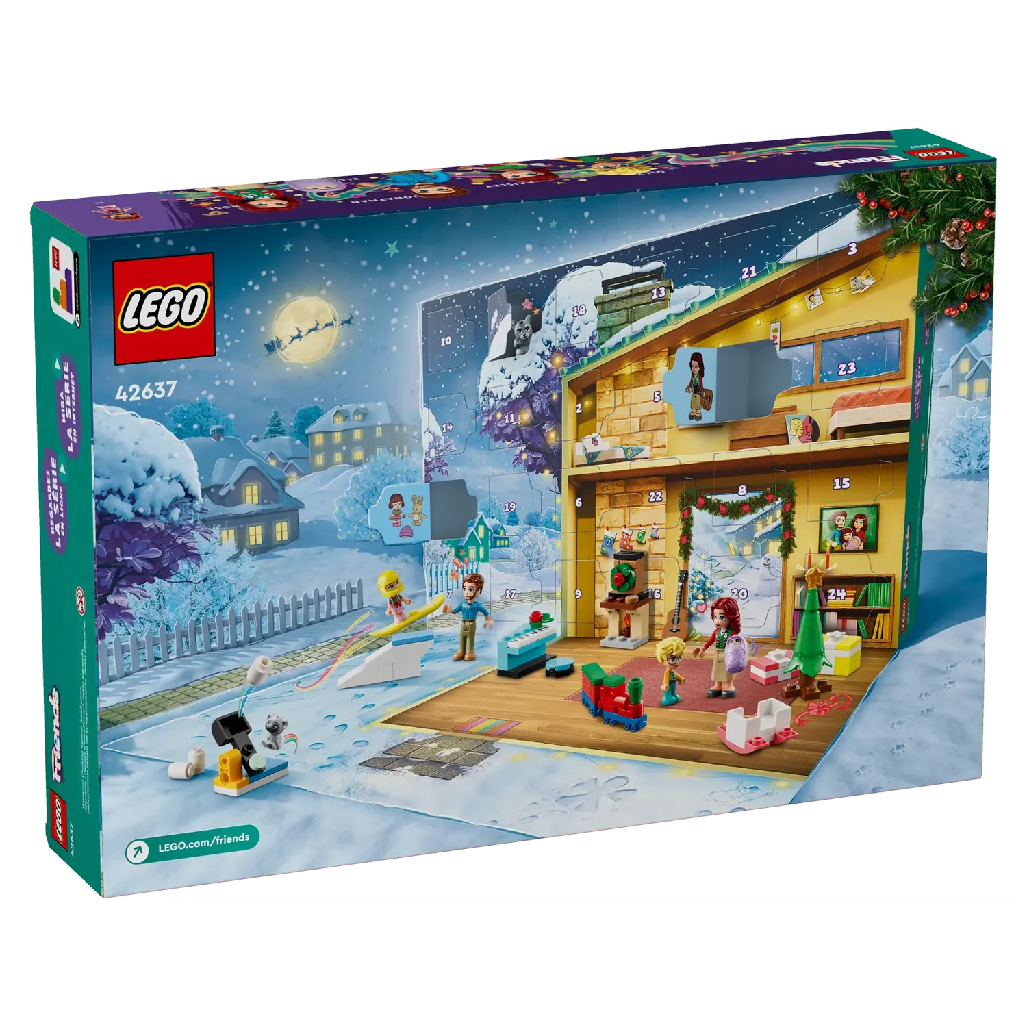 Конструктор LEGO Friends Новорічний календар 2024 деталей 272 (42637) - фото 9