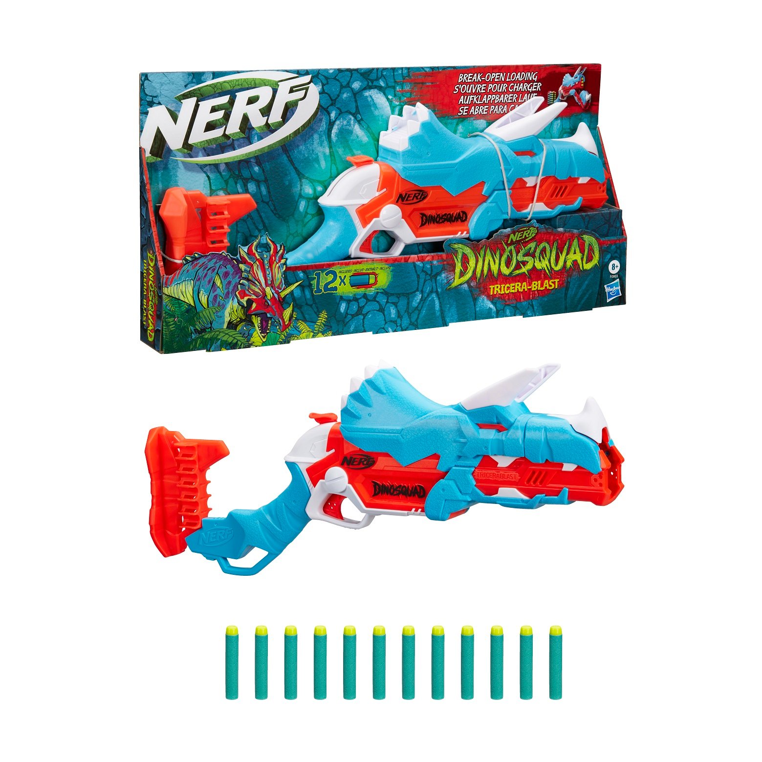 Бластер Hasbro Nerf Dino Тricera-Blast (F0803) - фото 2