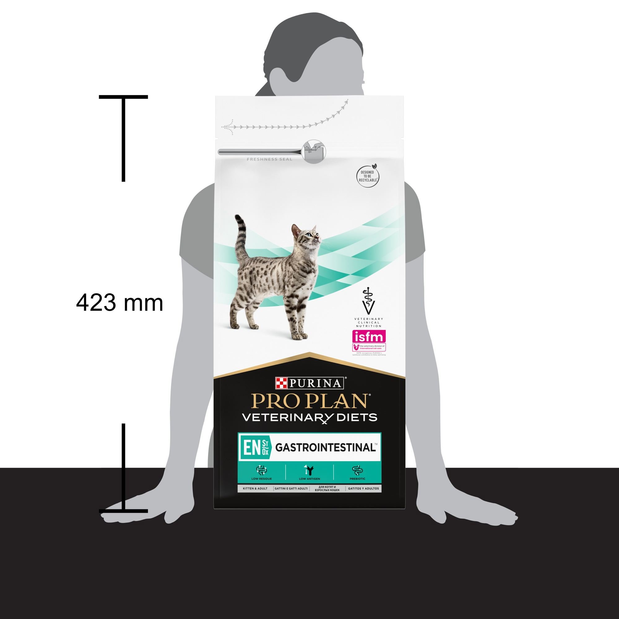 Сухой корм для кошек при заболеваниях желудочно-кишечного тракта Purina Pro Plan Veterinary Diets EN Gastrointestinal, 1,5 кг (12382848) - фото 4