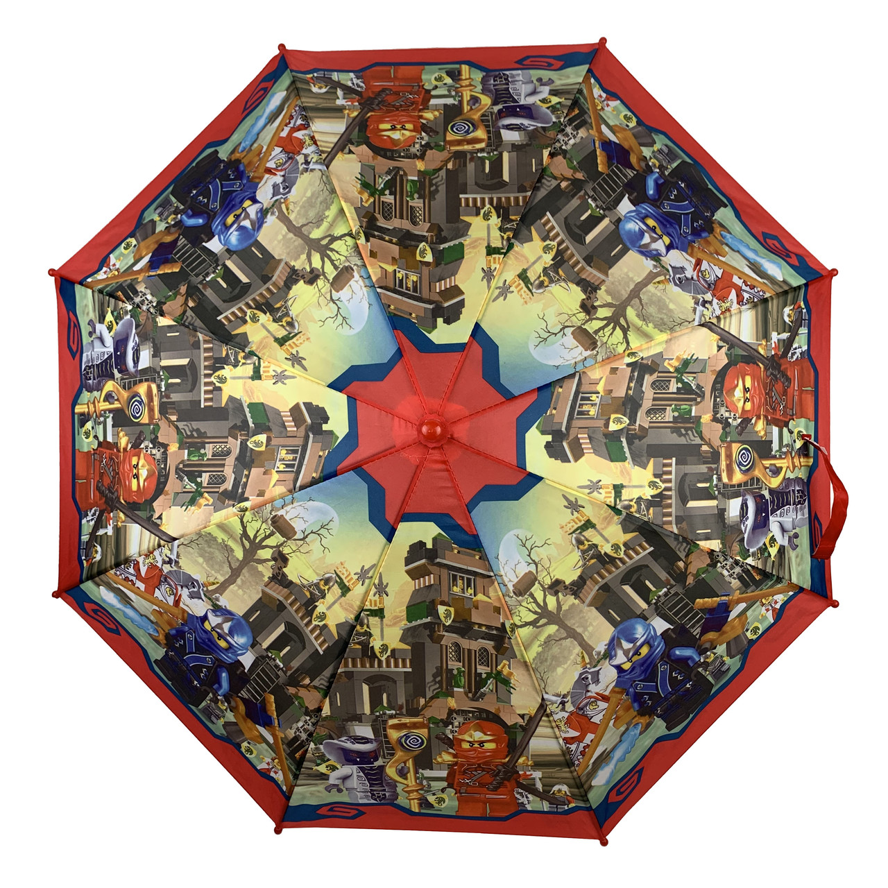 Дитяча парасолька-палиця напівавтомат Paolo Rossi 84 см різнобарвна - фото 2
